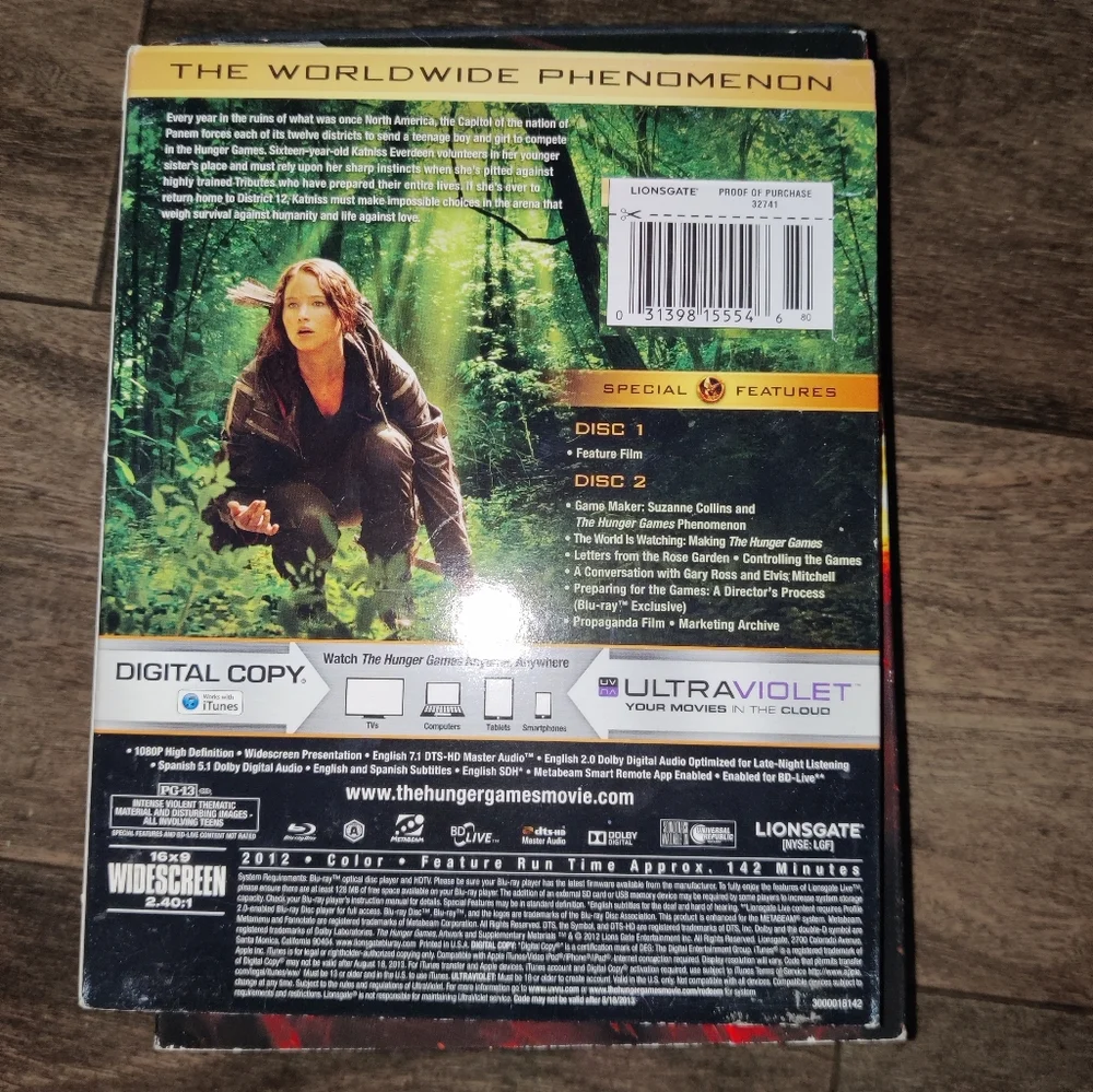 ### 3 DVD The Hunger Games Movies, Catching Fire NWT STILL SEALED - Picture 4 of 8